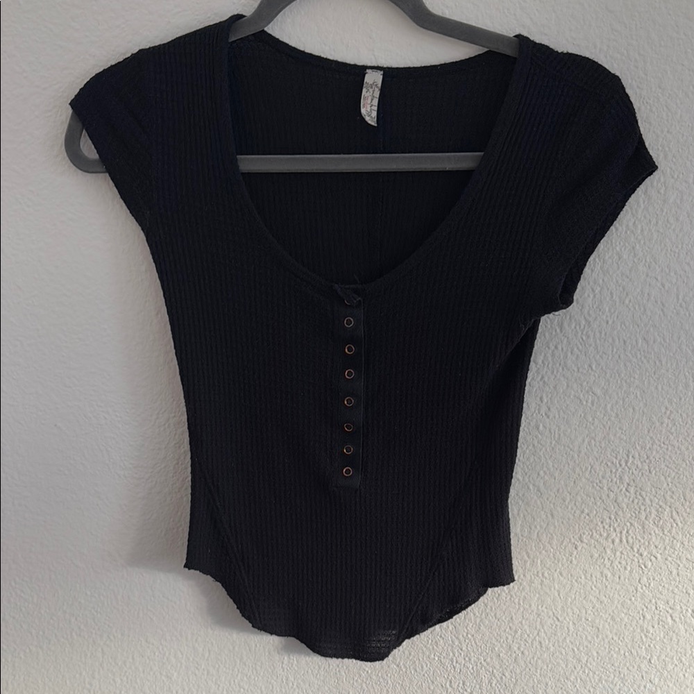 Free People Ribbed Top XS